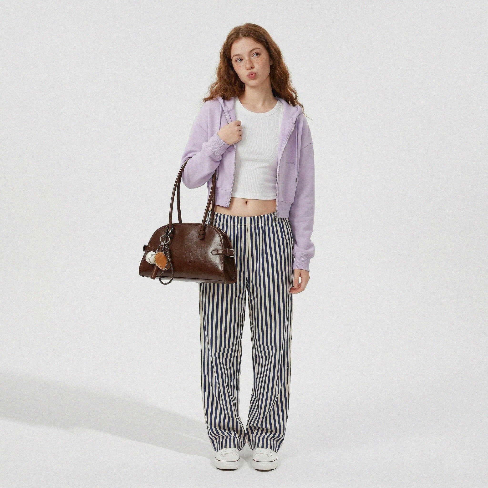 Rookie Leather Bowler Bag