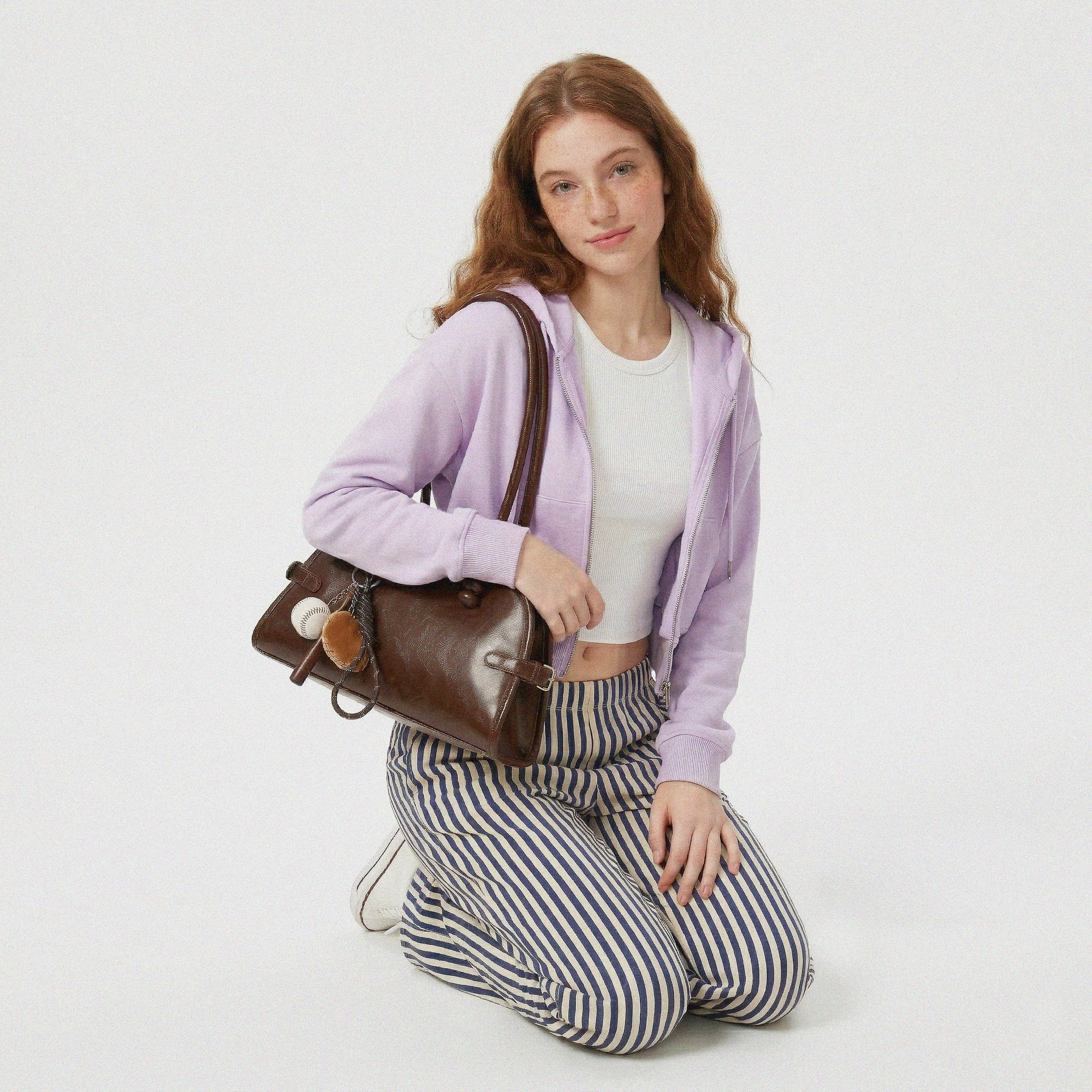 Rookie Leather Bowler Bag