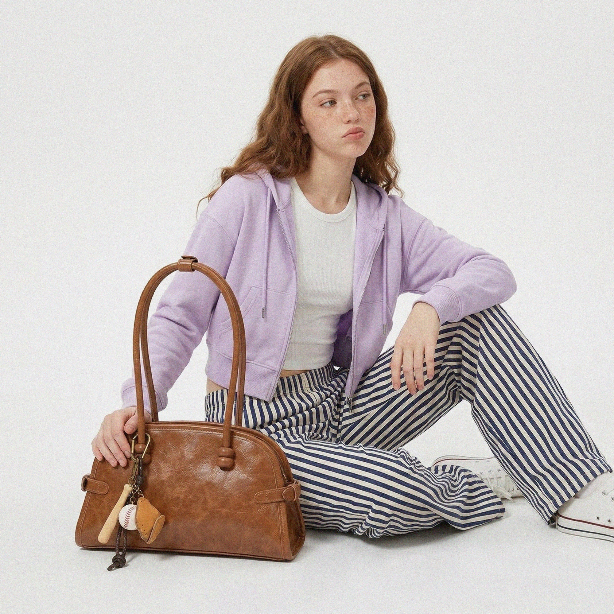 Rookie Leather Bowler Bag