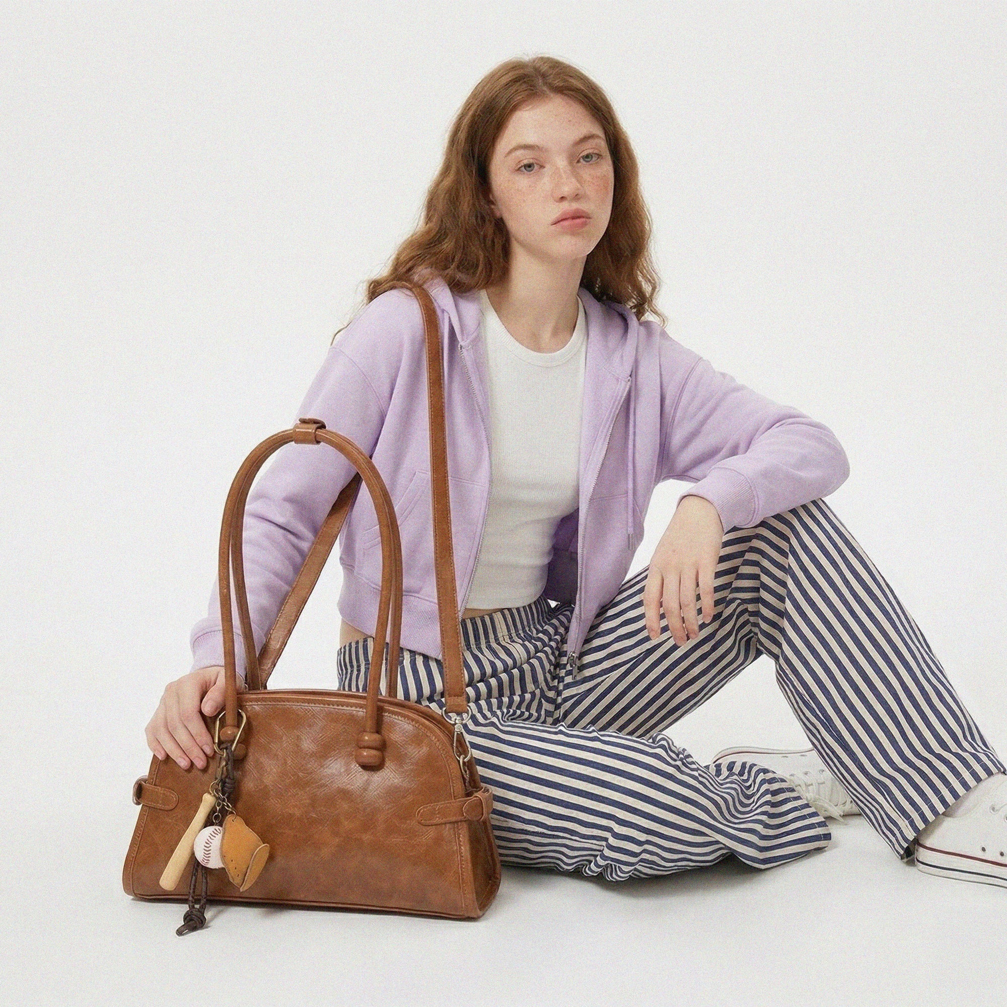 Rookie Leather Bowler Bag