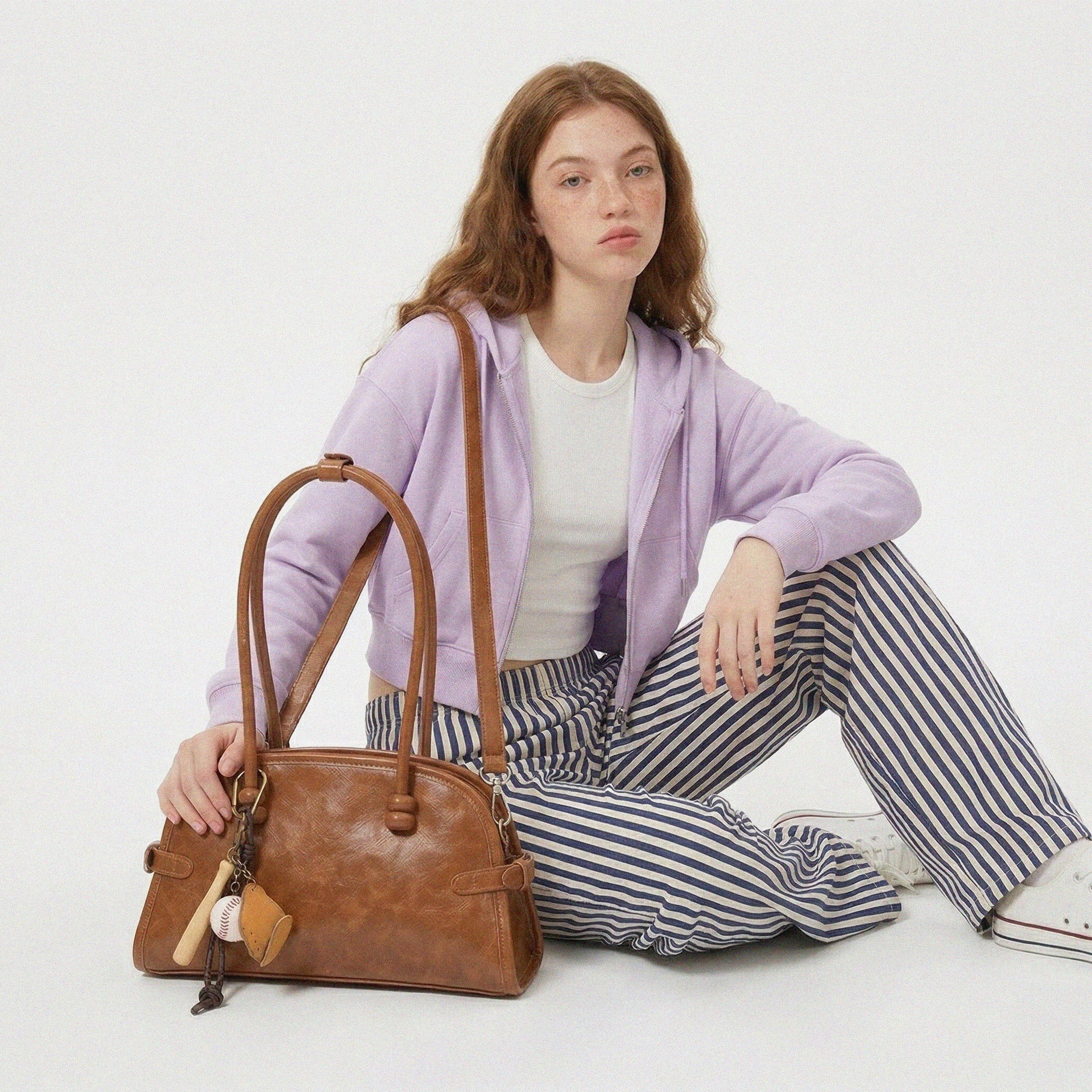 Rookie Leather Bowler Bag