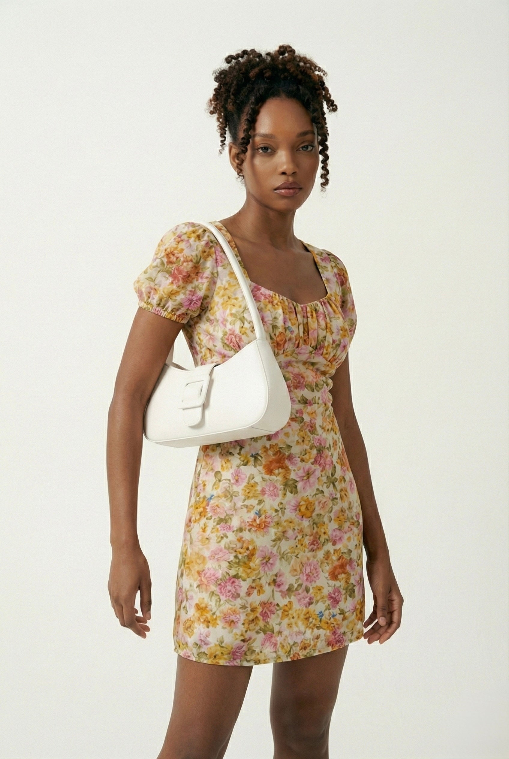 حقيبة كتف بسيطة مع حزام