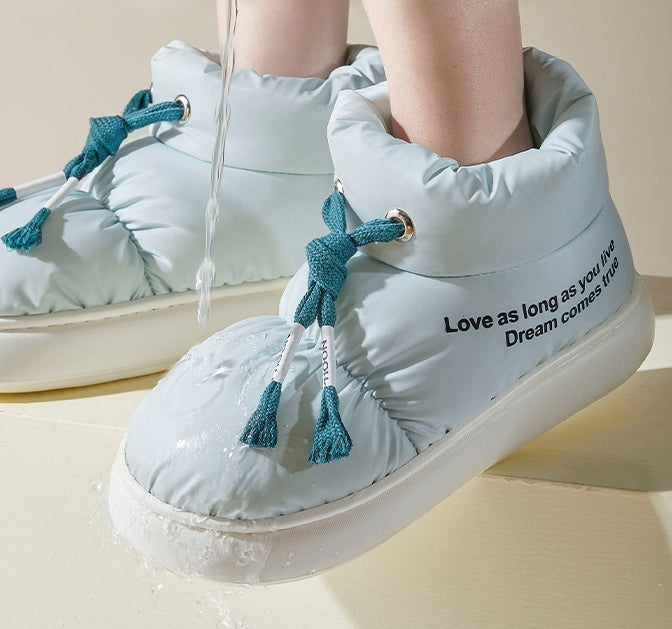 Schneestiefel mit Kordelzug