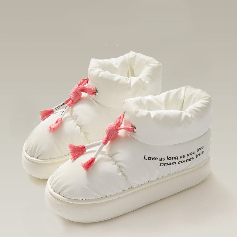 Schneestiefel mit Kordelzug