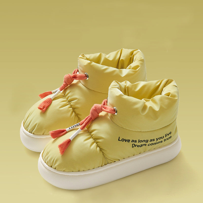 Schneestiefel mit Kordelzug