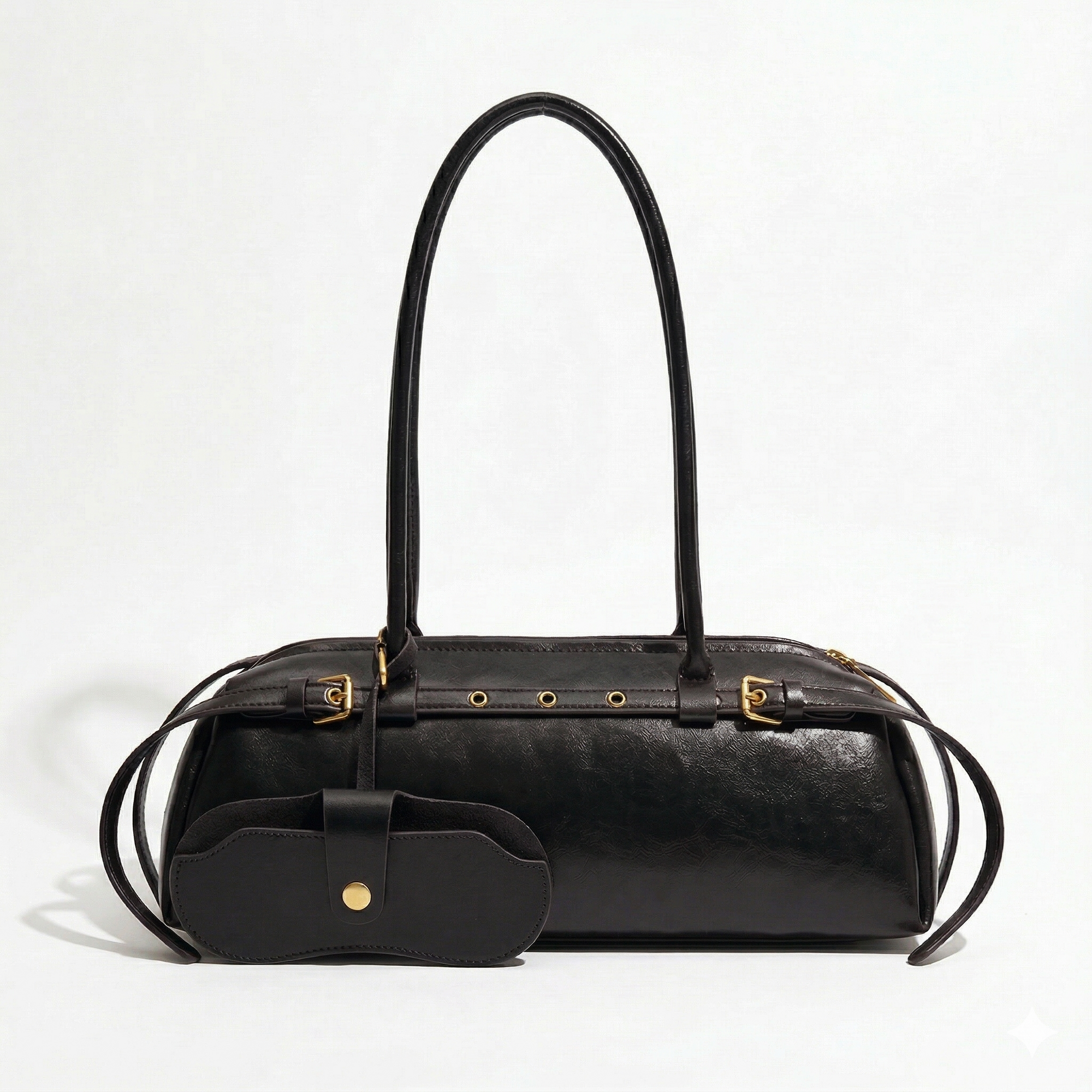 East West Leather Shoulder Bag