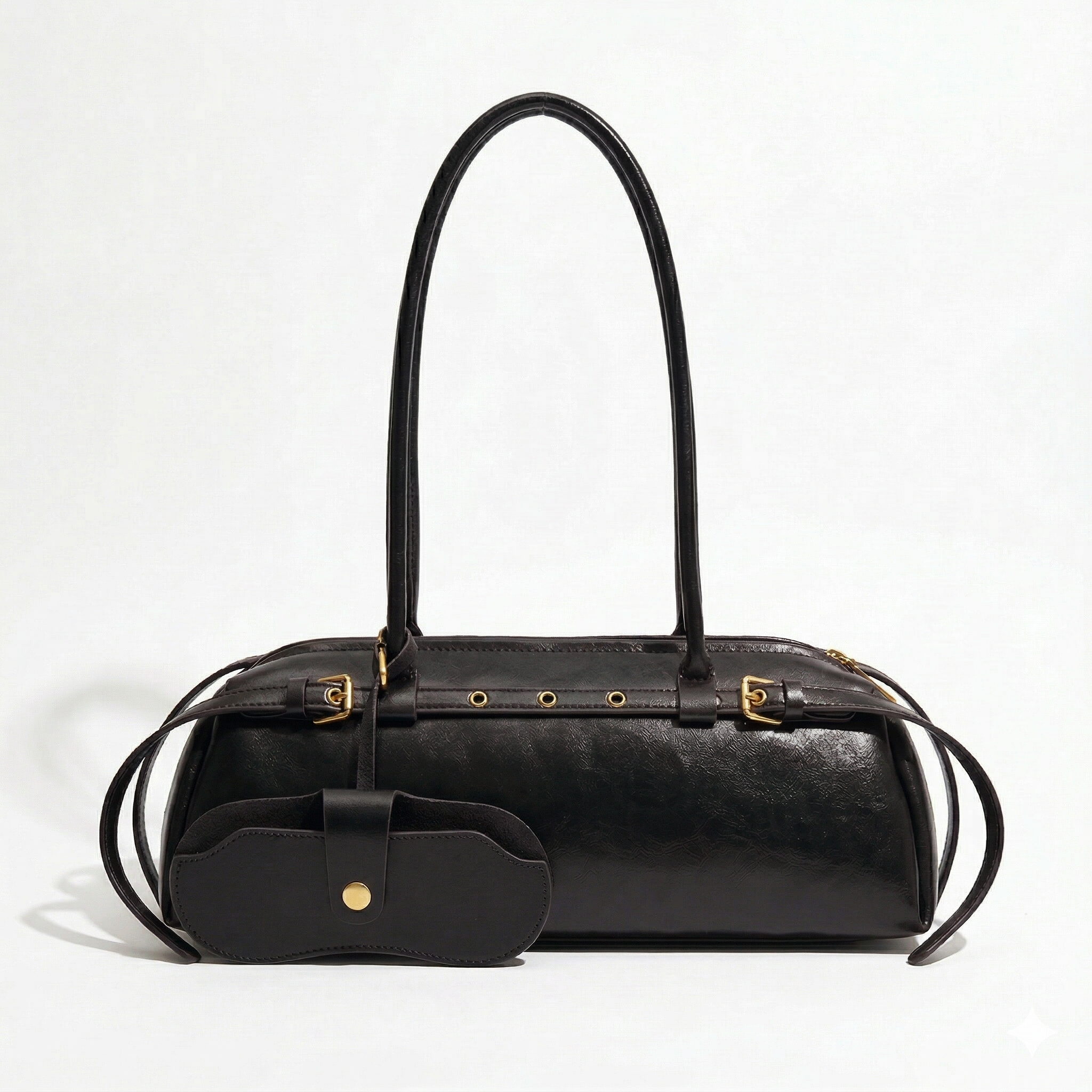 East West Leather Shoulder Bag