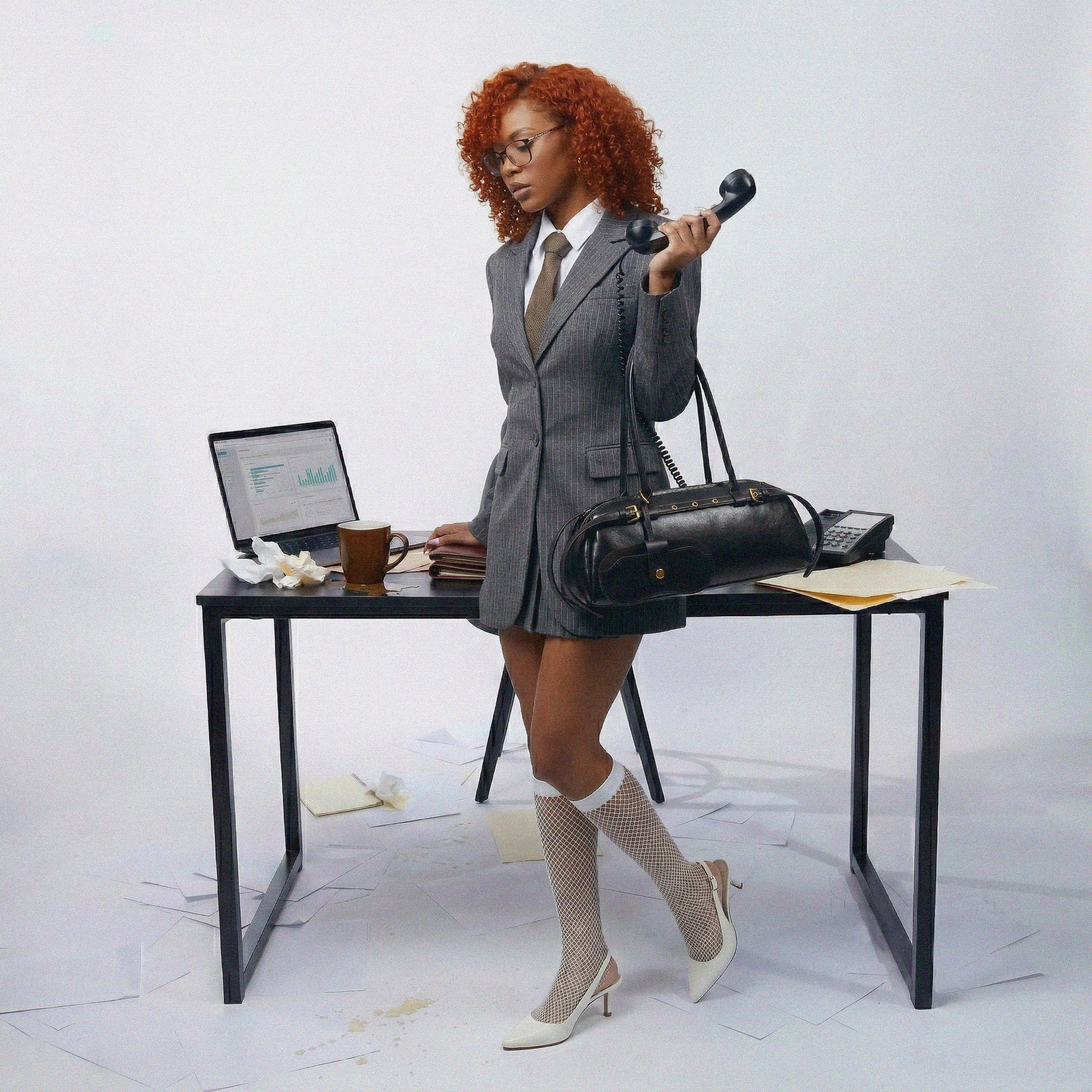 East West Leather Shoulder Bag