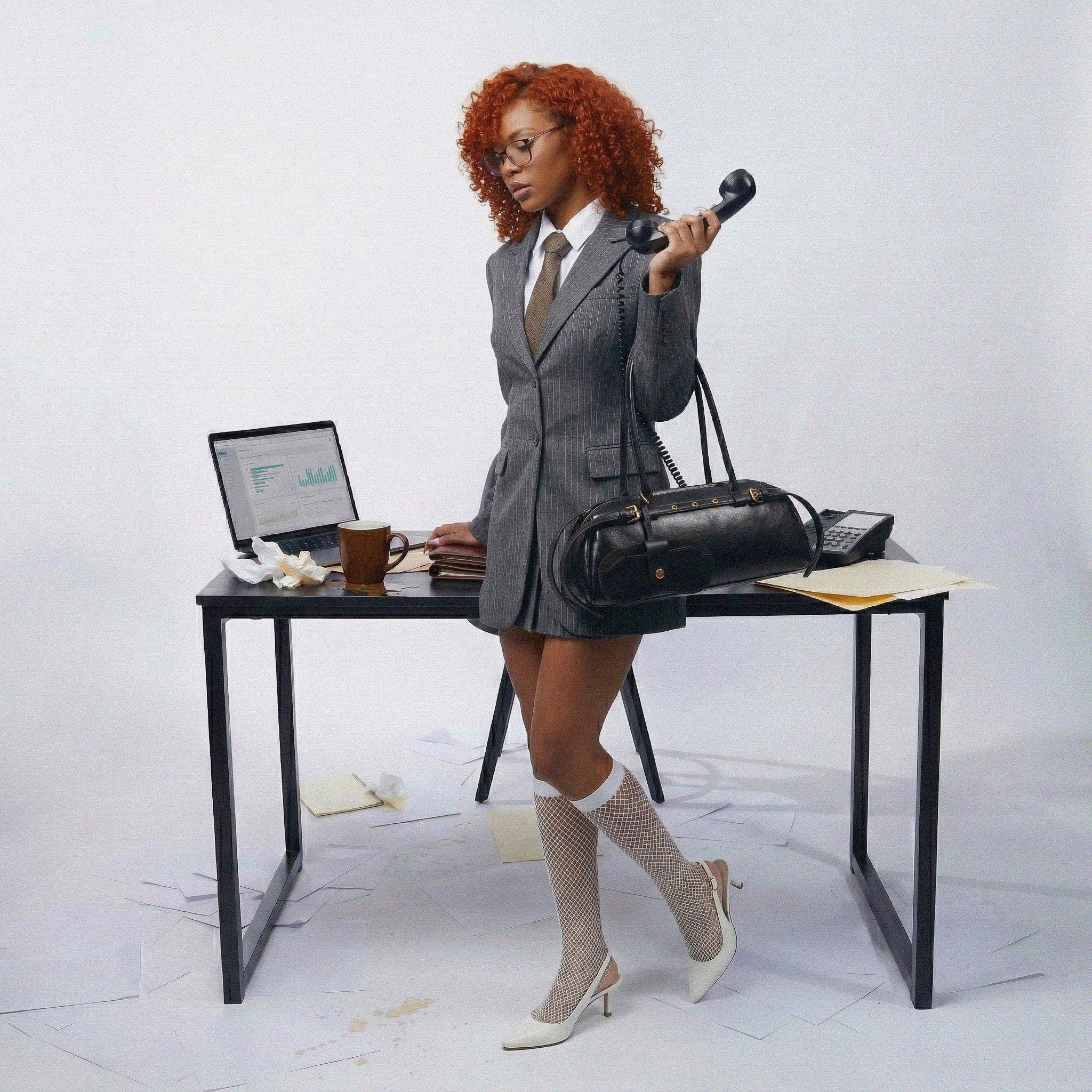 East West Leather Shoulder Bag