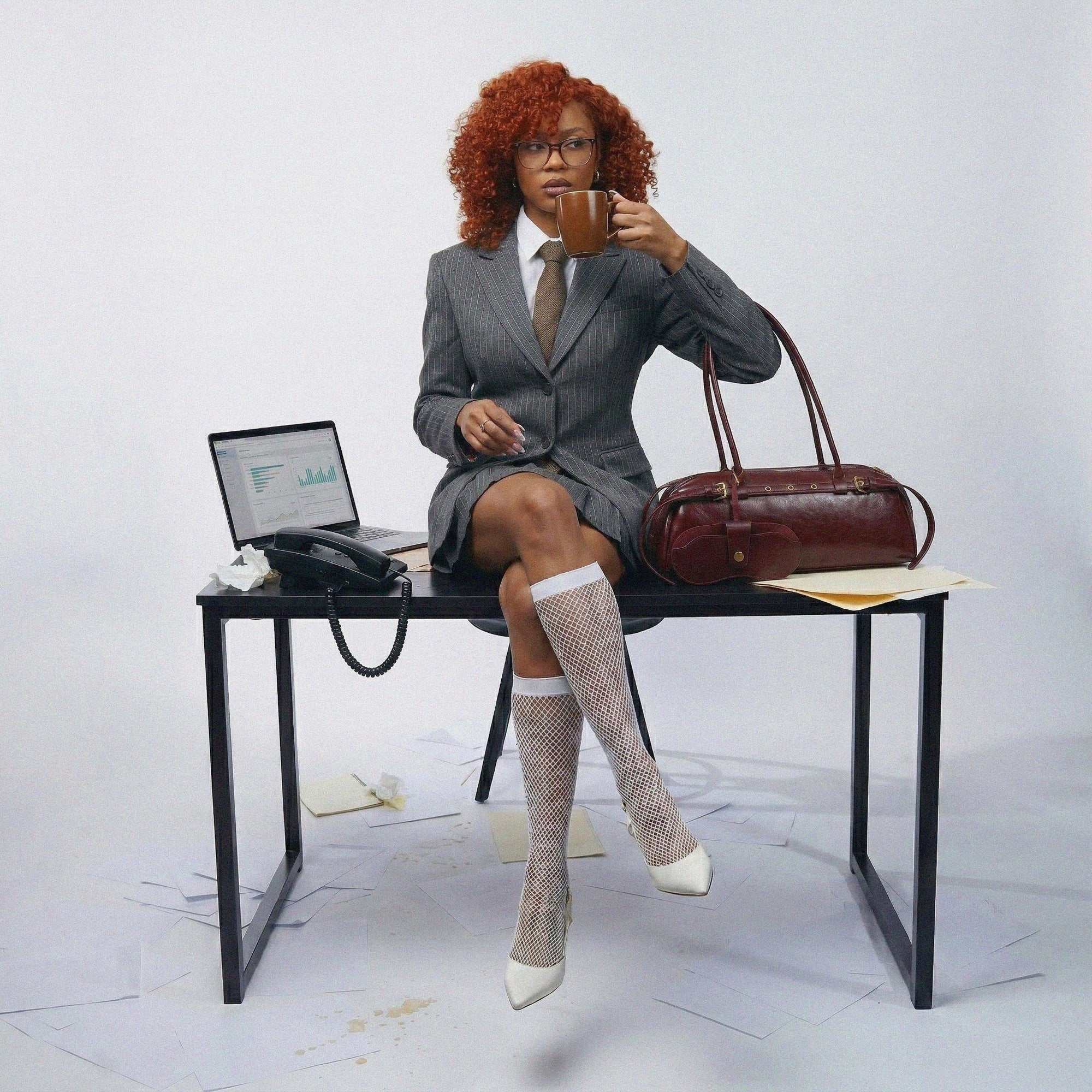 East West Leather Shoulder Bag