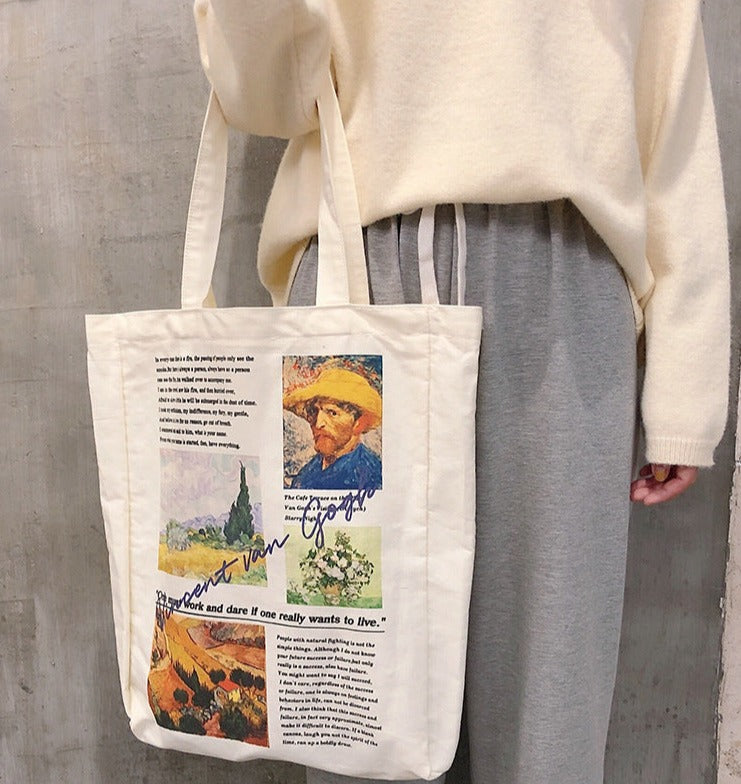 The Vintage Artsy Tote Bag