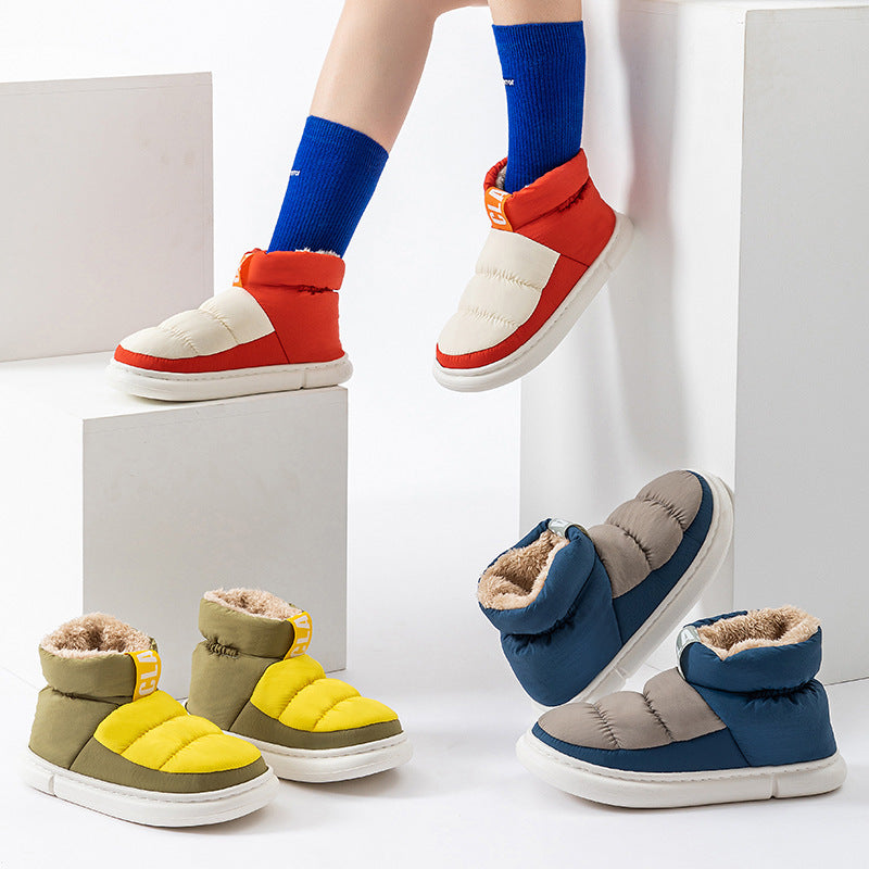 Zweifarbige, bequeme High-Tops