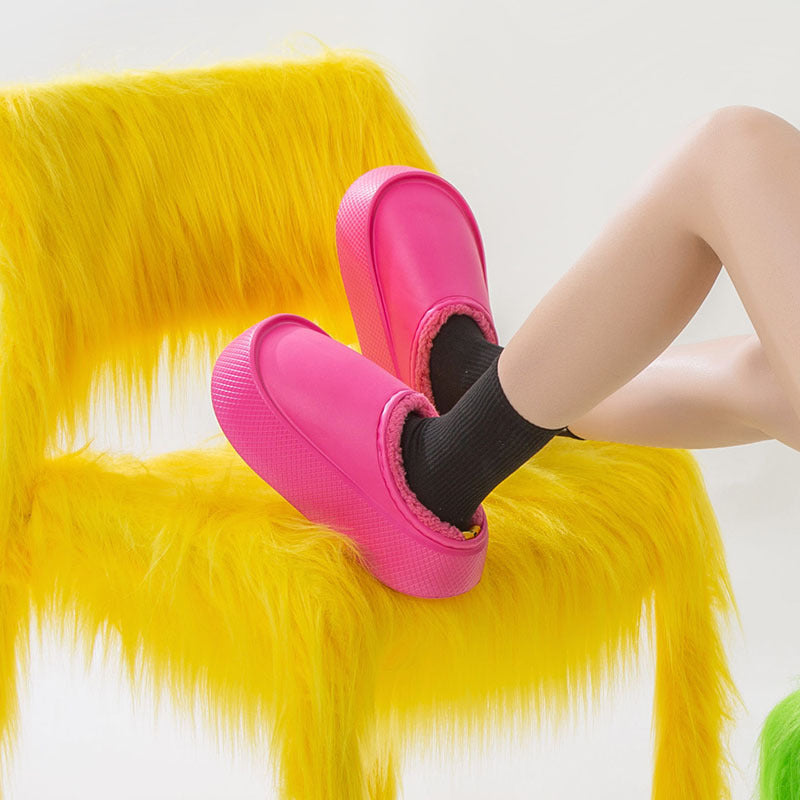 Puffige Plateau-Slipper
