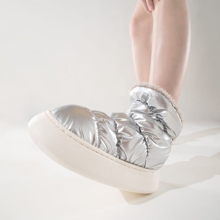 Metallic-Lazy-Neck-Stiefel