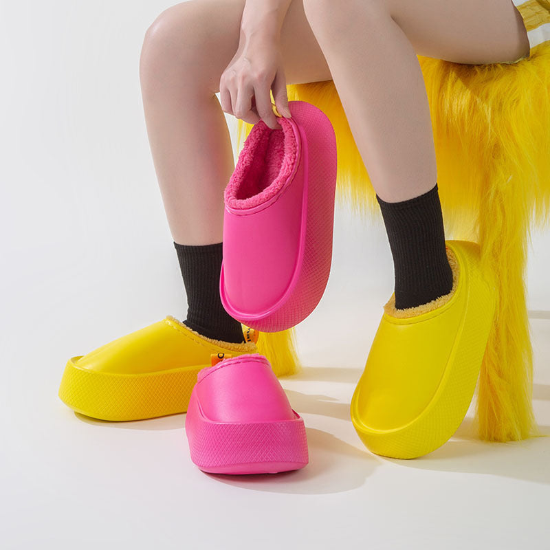 Puffige Plateau-Slipper