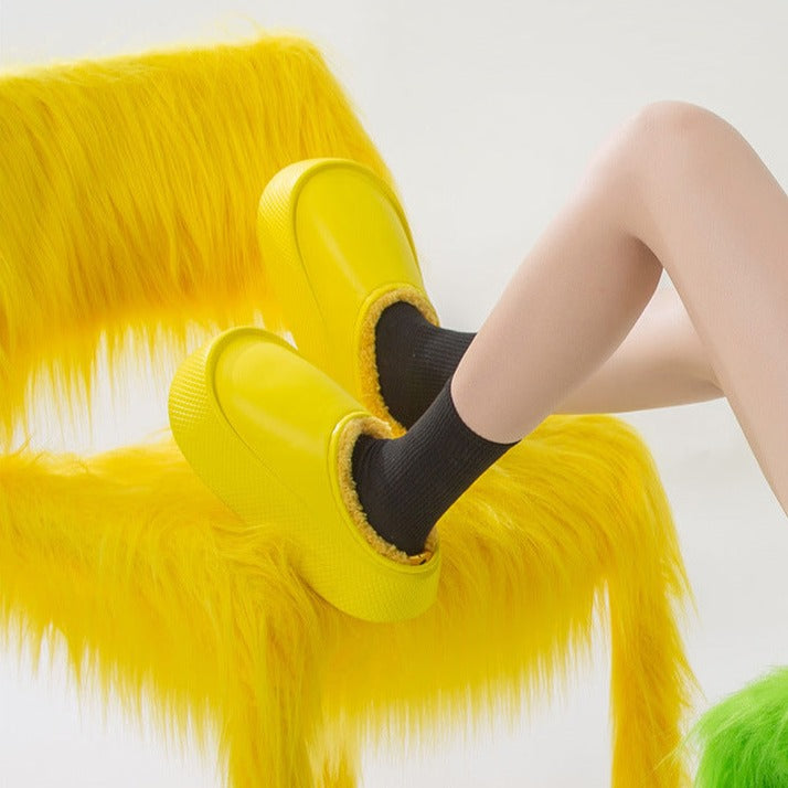 Puffige Plateau-Slipper