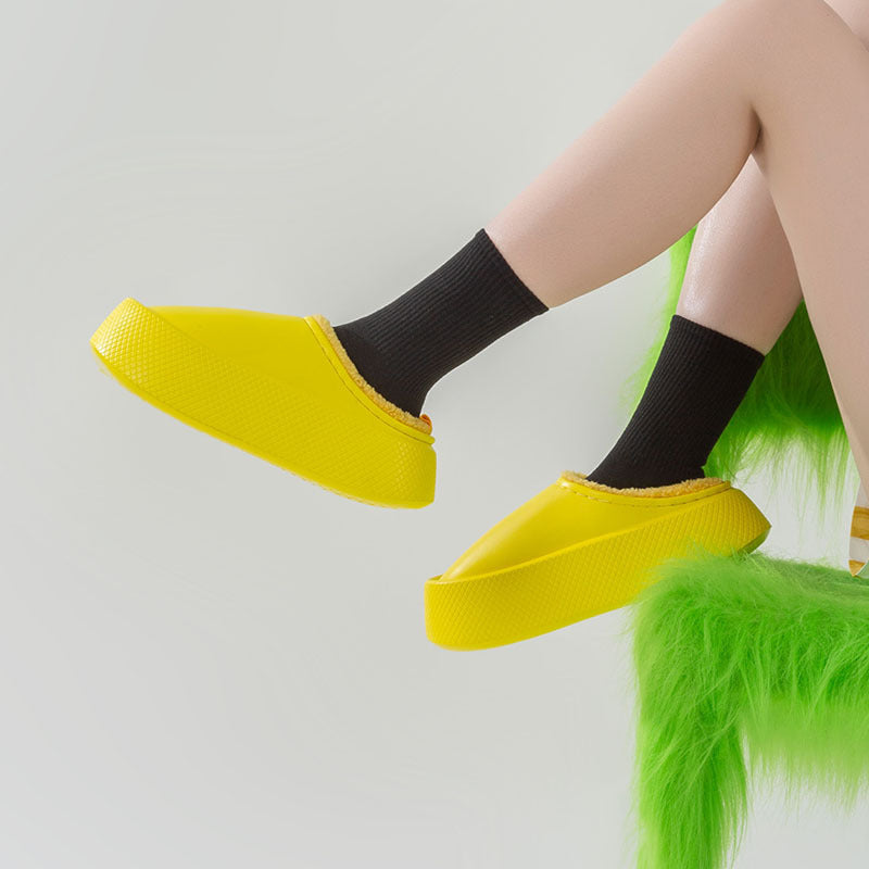 Puffige Plateau-Slipper