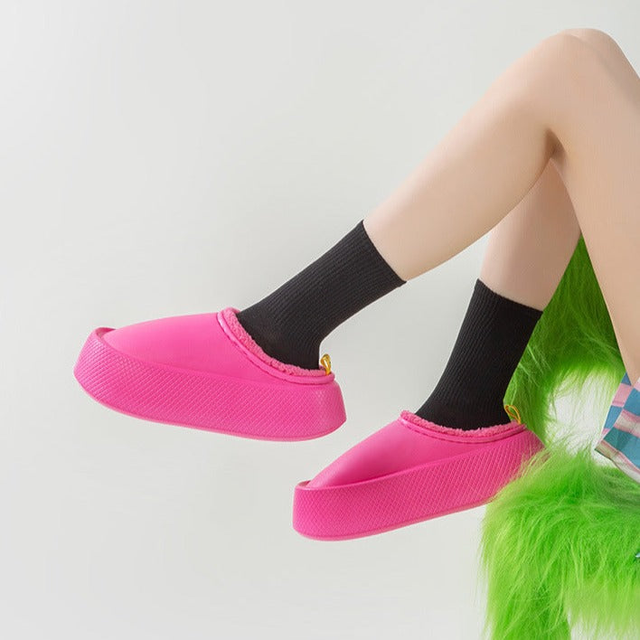 Puffige Plateau-Slipper