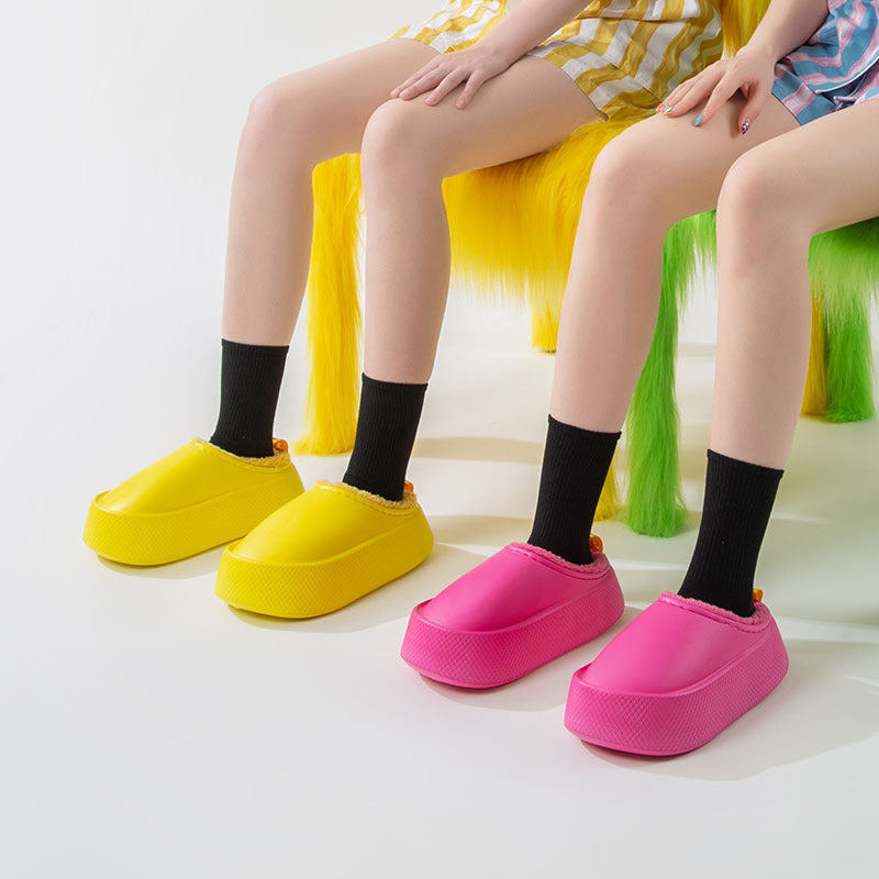 Puffige Plateau-Slipper