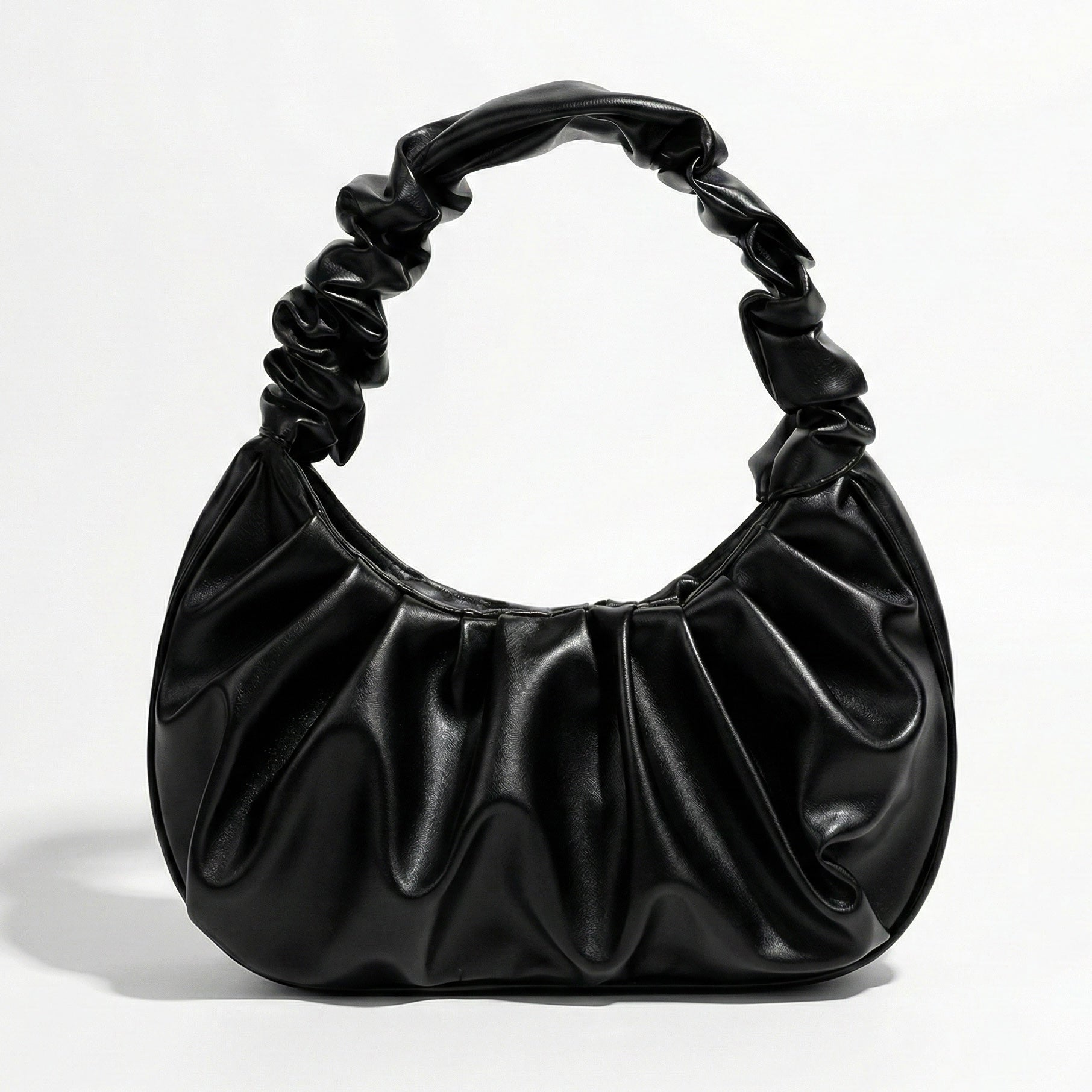 Ripple Faux Leather Handbag