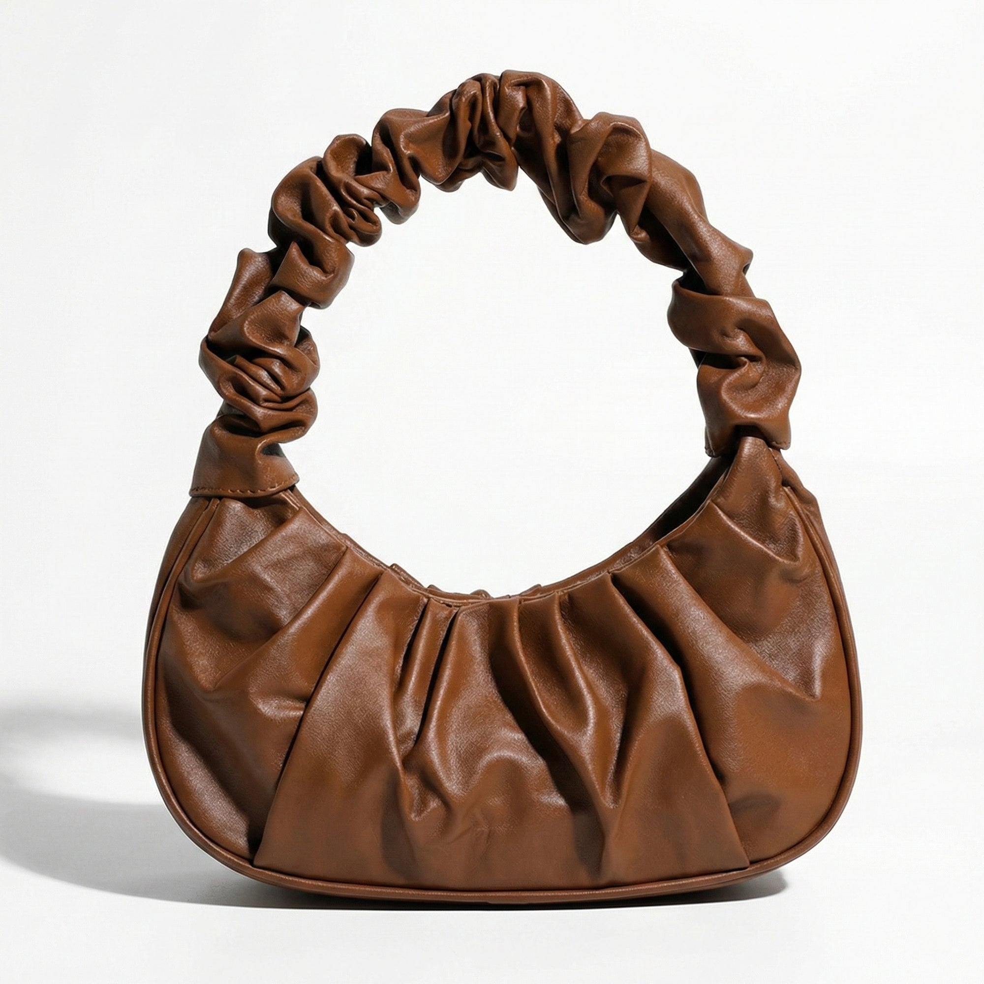 Ripple Faux Leather Handbag