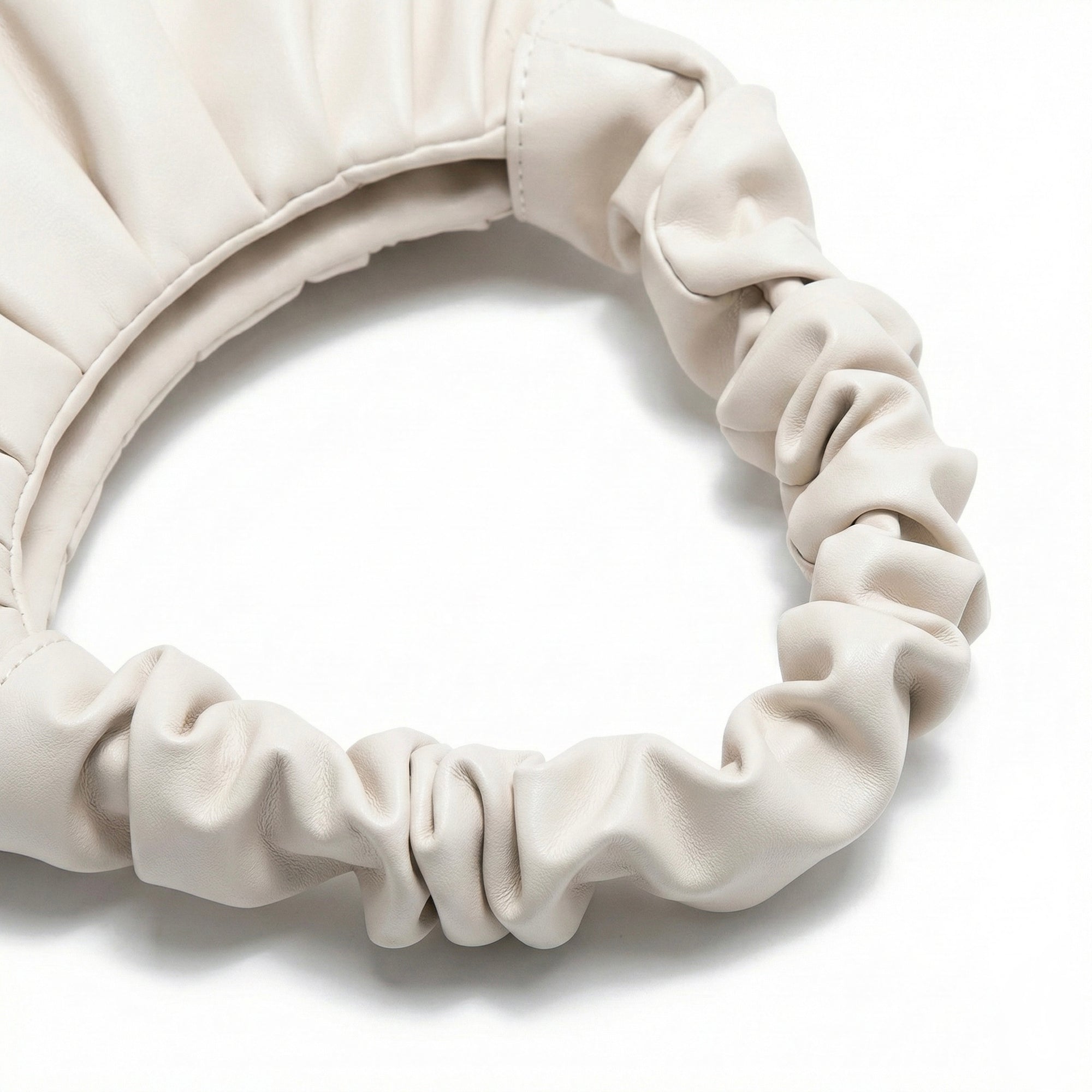 Handtasche aus geriffeltem Kunstleder