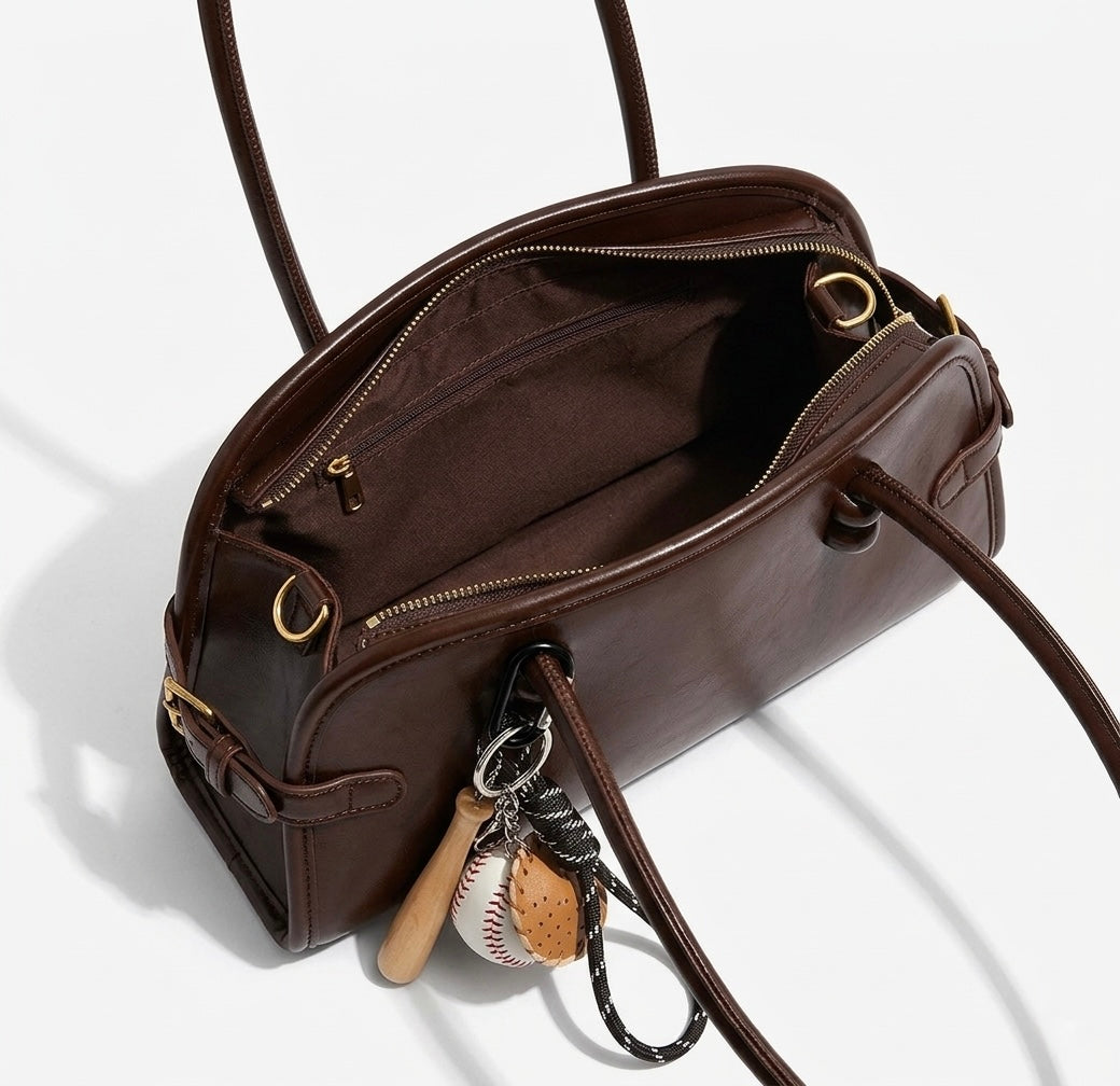Rookie Leather Bowler Bag